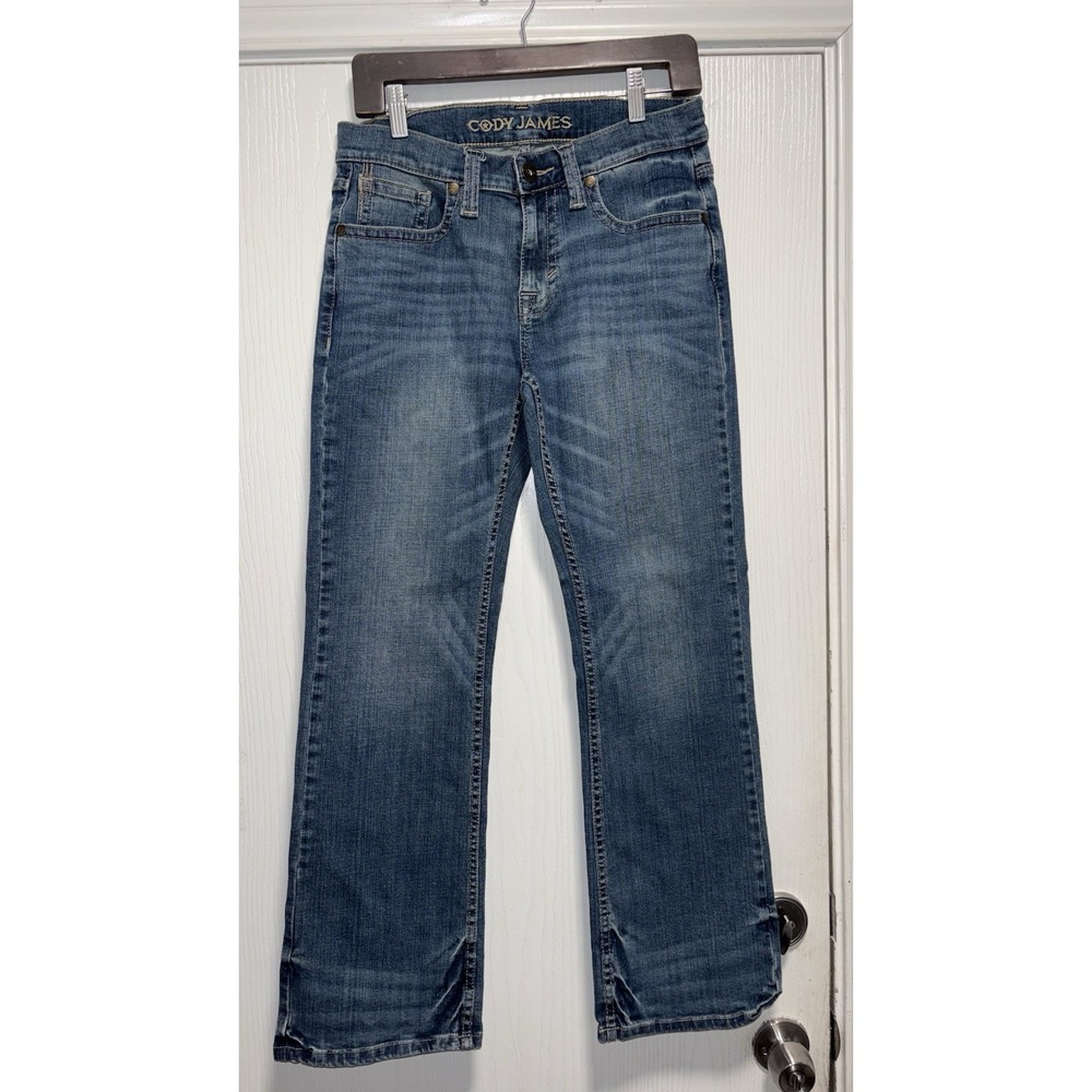 Cody James Slim Bootcut Jeans Mens 29x30 Blue Dark Wash Western Cowboy Rodeo